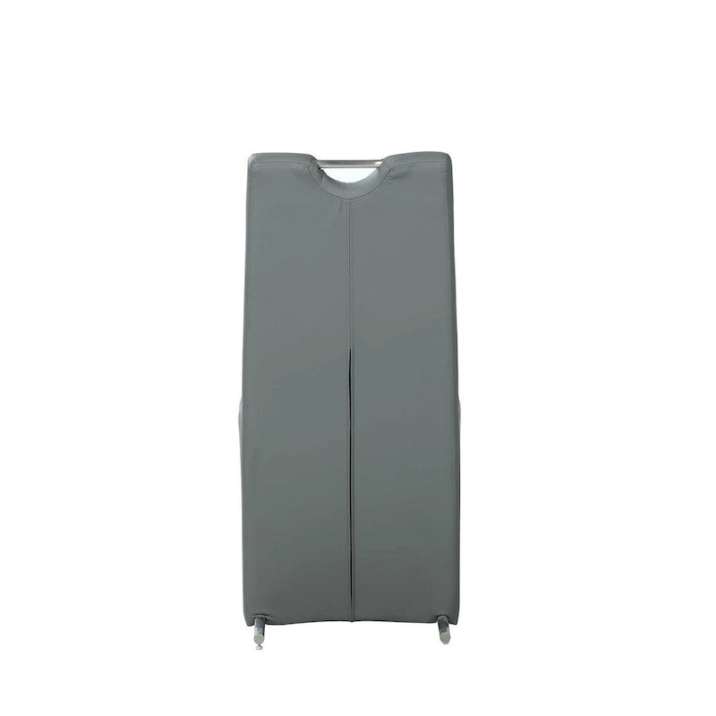 Contemporary Faux Leather Handle-Back Side Chair, Set of 2 - 20.9 x 18.5 x 39.4