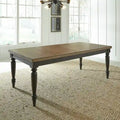 Chalkboard Rectangular Leg Table - Black