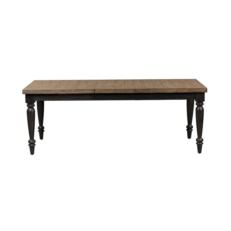 Chalkboard Rectangular Leg Table - Black