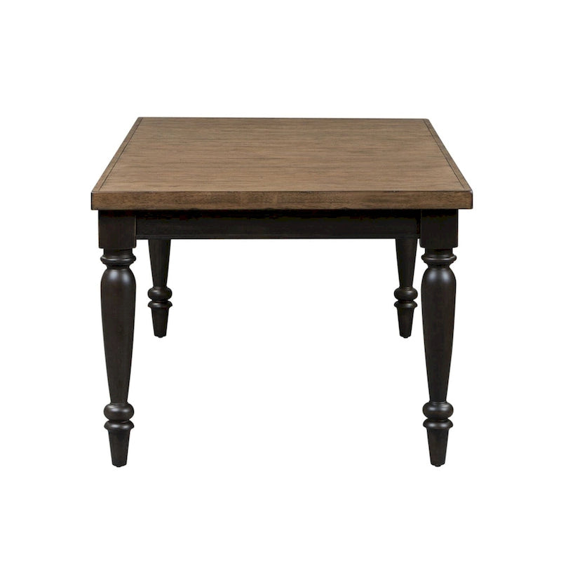 Chalkboard Rectangular Leg Table - Black