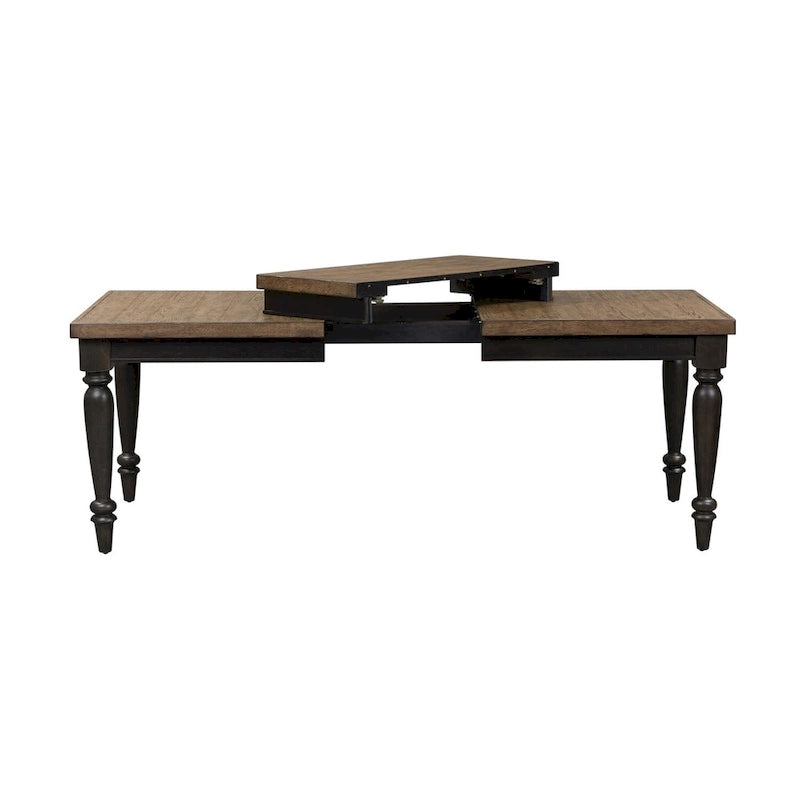 Chalkboard Rectangular Leg Table - Black