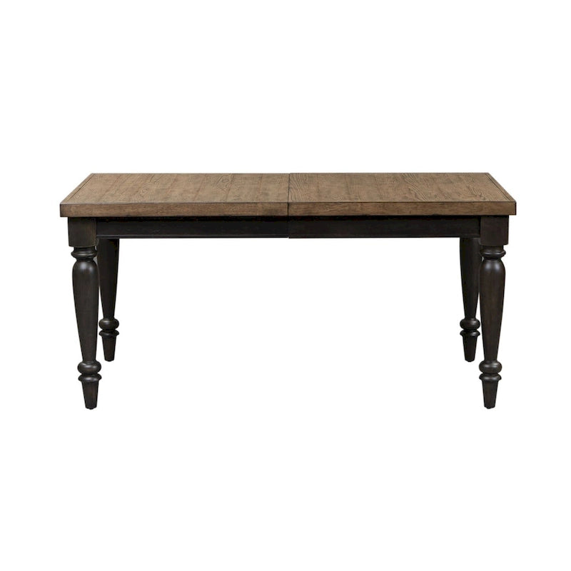 Chalkboard Rectangular Leg Table - Black