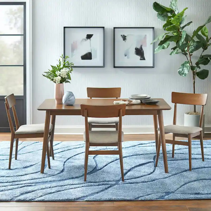 Mid-Century Modern Rectangular Dining Table