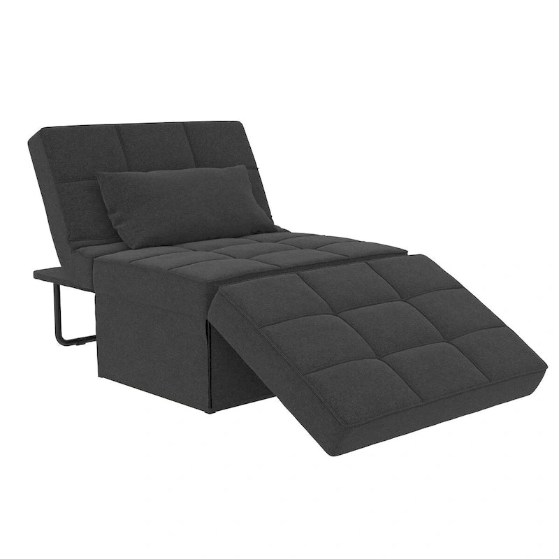 4-in-1 Convertible Lounger Ottoman Sofa Chair