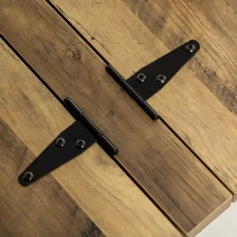 Farmhouse Large Square Coffee Table with Storage