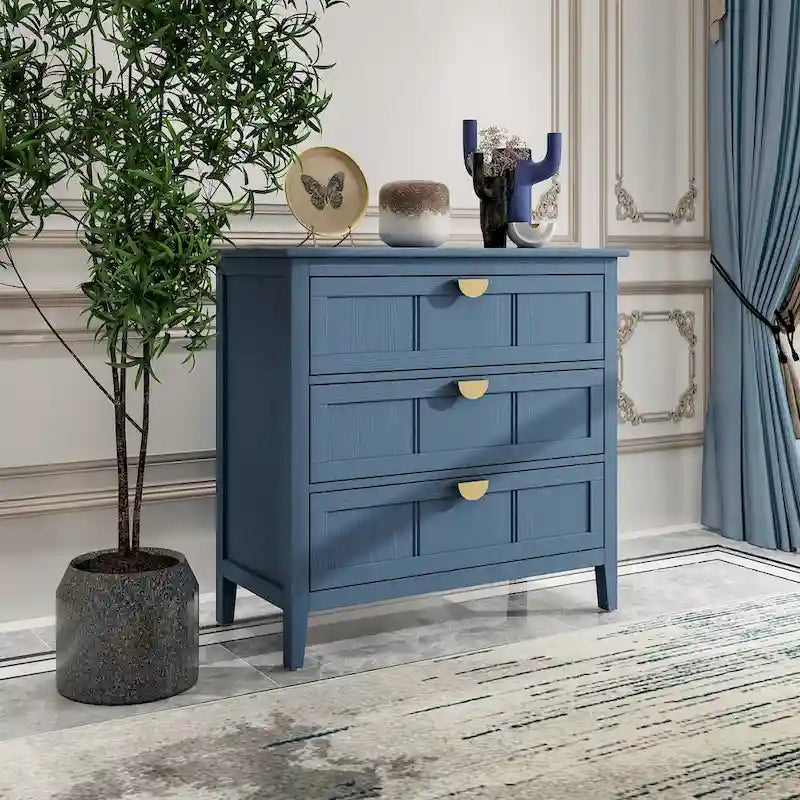 3-Drawer Cabinet for Bedroom, Living Room & Study