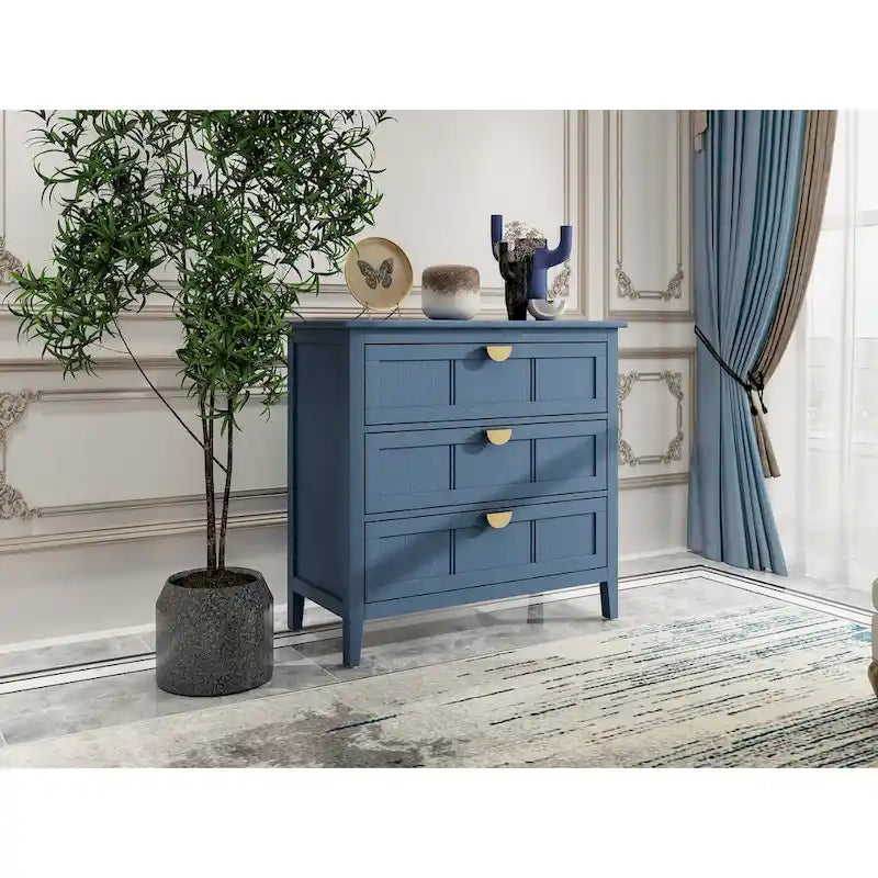 3-Drawer Cabinet for Bedroom, Living Room & Study